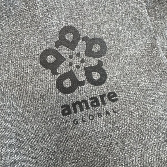 Amare Global Branded Backpack Bag‎ Black Gray - Picture 1 of 7